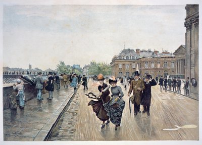 Un Coup de Vent, c.1889 - Jean Beraud